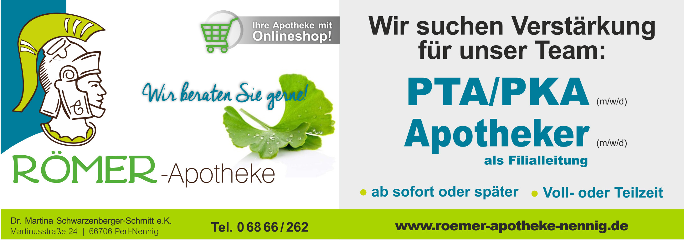PTA/PKA Anzeige